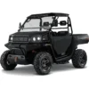 Kandi Cowboy E10K electric UTV in black with roof, doors and windshield