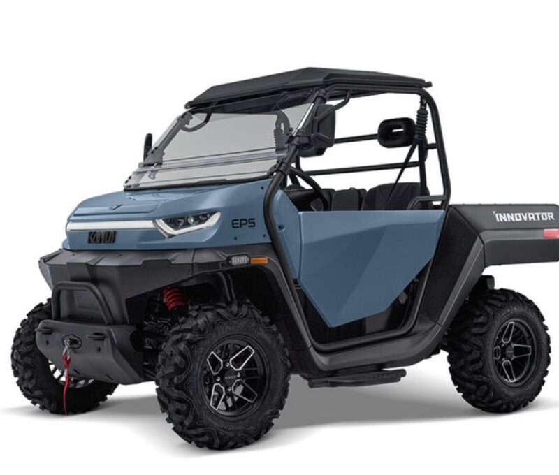 Kandi Innovator E10K electric UTV in Cavalry Blue