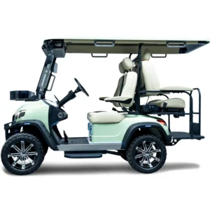 Conquest S 4 golf cart, full side view