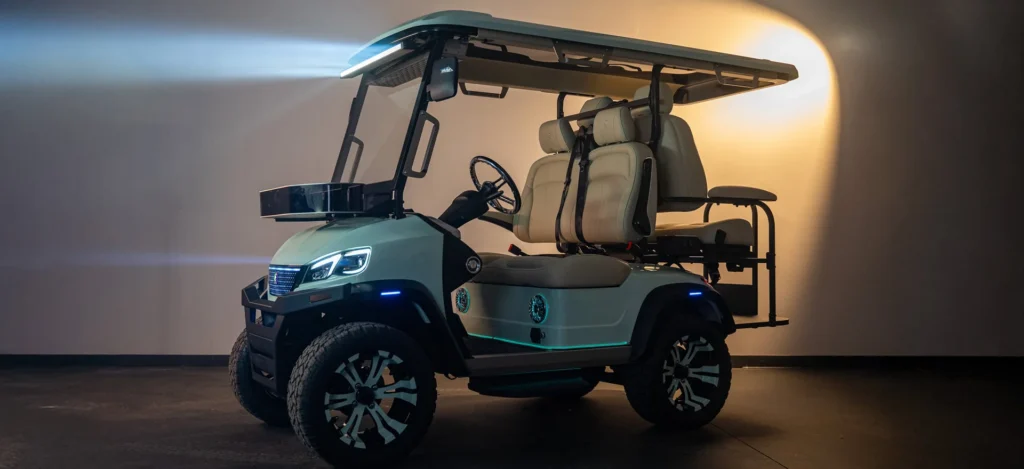 Sage Green Conquest S 4 Street Legal LSV golf cart &ndash; Family Golf Carts Dallas