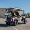 Conquest S40F forward-facing golf cart, rear view