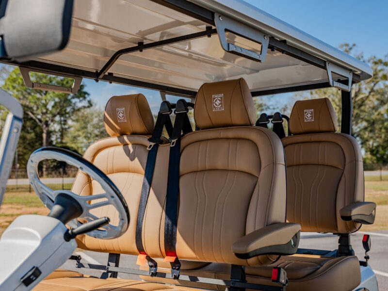 Conquest S40F leather front bench and dash