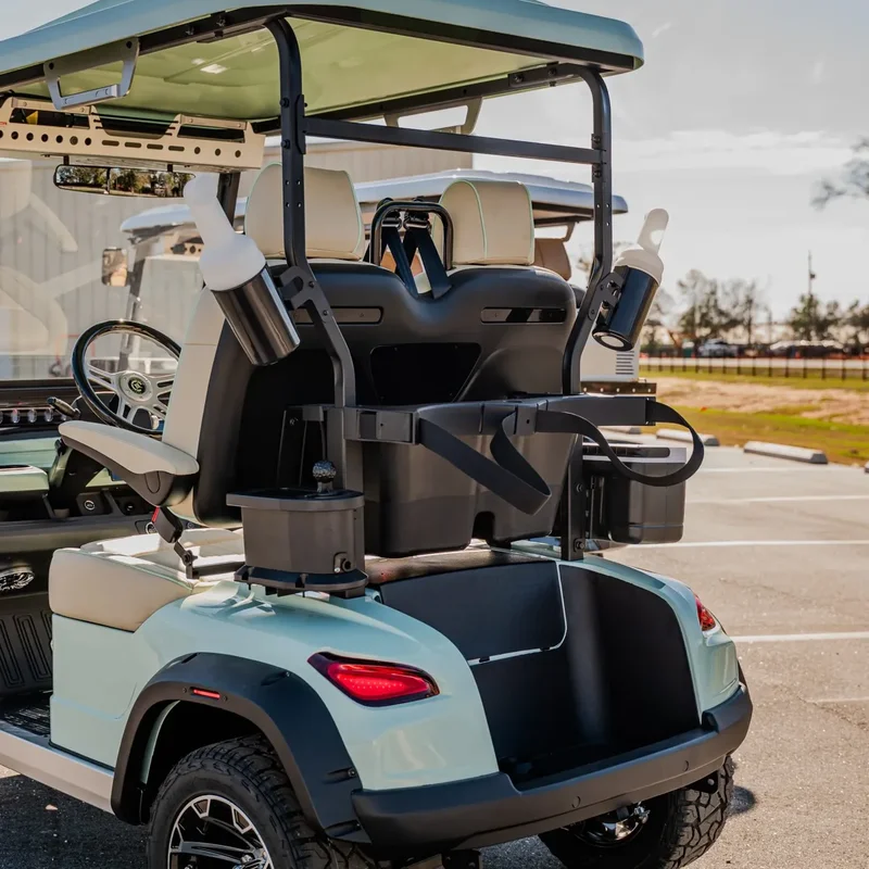 Conquest S20G rear golf bag area (optional)
