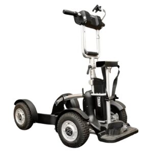 CycleBoard Xtrider Golf electric board with golf bag mount, studio product shot – available at Family Golf Carts Dallas