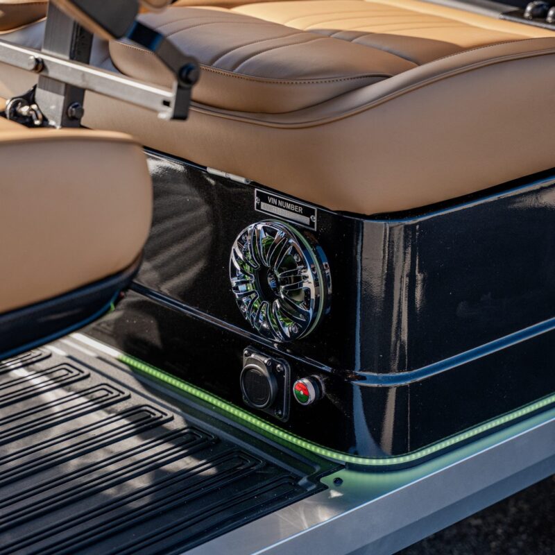Conquest cart rear speaker and rock light